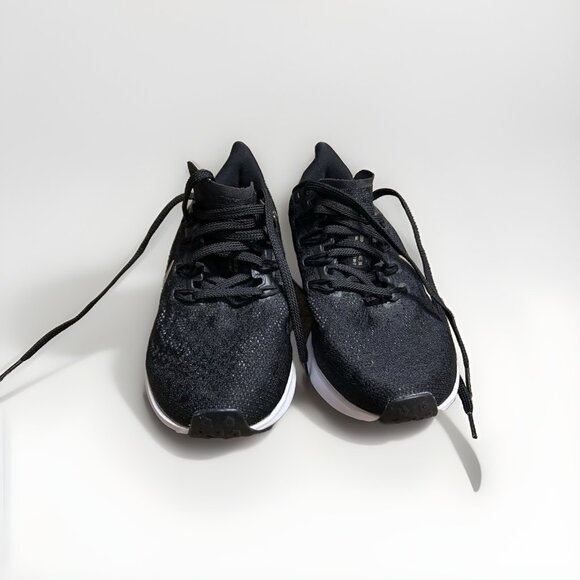 Nike Air Zoom Pegasus Womens 8.5 AQ2210-008 Black Running Shoes Sneakers - Picture 4 of 14